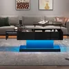 A modern living room with a sofa and a coffee table. Voir les images du produit