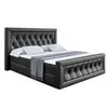 ALTDECOR Boxspringbett mit Fußteil -  mit H3-Matratze (19 Produktbild-Vorschau 2