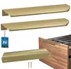 KOTARBAU® 2er Set Möbelgriff Schrankgriffe 180 mm Gold Matt Produktbild-Vorschau 1