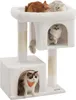 FEANDREA Kratzbaum, L Katzenbaum, mit 2 Häuschen, 101 cm, Produktbild-Vorschau 1