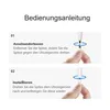 Instructions for removing and installing a stylus tip. Produktbild-Vorschau