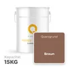 Q-Cover Quarzgrund Für Buntsteinputz 15kg Braun M91 Produktbild-Vorschau 2