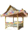 TROPISCHES AMBIENTE DEKORATION MIT HIBISKUS-BLUMEN - 730X30 Produktbild-Vorschau 4