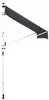 CLP Klemm-Markise Westerly,anthrazit 250x120 cm Produktbild-Vorschau 3