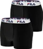 Fila Men's Boxers 2-Pack Black, S Produktbild-Vorschau 4