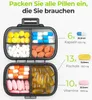 AUVON Tablettenbox 7 Tage mit Ergonomischem Produktbild-Vorschau 4