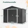 Carcasa metálica de 240 x 192,3 x 191 cm, con puertas Vista previa de la imagen del producto 2