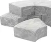 Several curved stone blocks arranged in a partial circle. Produktbild-Vorschau