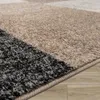 Designer Teppich Modern Kariert Kurzflor Teppich Design Produktbild-Vorschau 2