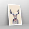 Poster - Poster ohne Rahmen - Charakter Hirsch Illustration Produktbild-Vorschau 7