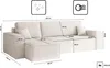 Kaiser Möbel Ecksofa mit schlaffunktion und bettkasten, Produktbild-Vorschau 5