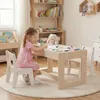 Set tavolo per bambini con 2 sedie, piano bifacciale Anteprima dell’immagine prodotto 5