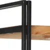vidaXL Regál na knihy 5 přihrádek 90 x 30 x 180 cm akátové Náhled obrázku produktu 3