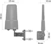 EMOS Anténa univerzální VILLAGE FLIPP–V200, DVB-T2, DAB, filtr LTE/4G/5G, J0804 Podgląd zdjęcia produktu