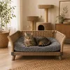 UNUS Hundekorb Hundebett zum selber aufbauen grau washed Produktbild-Vorschau 3