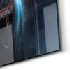 DEQORI Glasbild Echtglas 125x50 cm 'Rennen im Neonlicht' Produktbild-Vorschau 5