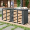Mülltonnenbox für 4 Tonnen bis 240 Liter Produktbild-Vorschau 2