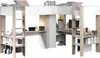 Lit d'angle double avec espace de rangement & bureau - 2 x Voir les images du produit 1