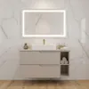 RODAN | Mobile Sotto Lavabo - Beige - 100 cm - Con piano Anteprima dell’immagine prodotto 4