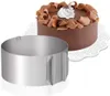 Verstellbarer Kuchenring Edelstahl 20-40cm, Kuchenform Rund Produktbild-Vorschau 3