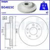 2x DELPHI Bremsscheibe BG4823C für OPEL Movano C Pritsche / Produktbild-Vorschau 1