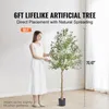 SucceBuy Ulivo Artificiale 1,8 m di altezza Pianta Anteprima dell’immagine prodotto 2