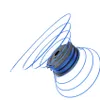 A spool of blue filament for a 3D printer, with the filament unwinding in a spiral pattern. Náhľad obrázku produktu