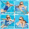 Amteker Luftmatratze Pool XL, 2 Stück Wasserhängematte Produktbild-Vorschau 5