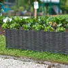Beeteinfassung aus Rattan mit Zacken Produktbild-Vorschau 2