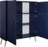Cassettiera con ante PITALITO - blu scuro Anteprima dell’immagine prodotto 2
