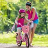 Košík na bicykel pre deti dievčatá predné tkané ratanové Náhľad obrázku produktu 7