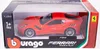 A red Bburago Ferrari F12TDF toy car in its packaging. Produktbild-Vorschau