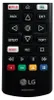 A black LG TV remote control with various buttons. Produktbild-Vorschau