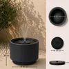 Solarbrunnen Outdoor Set mit großer Ø 47x30 cm Schale Produktbild-Vorschau 2