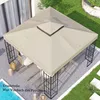Outsuuny Zapasowy dach do altanki 3 x 3 m Wodoodporny dach Podgląd zdjęcia produktu 9