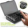 AUVON Tablettenbox 7 Tage 4 Fächer BPA-frei groß & einfach Produktbild-Vorschau 6