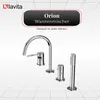 Lavita Orion 4-Loch Badewannenarmatur in Chrom | Produktbild-Vorschau 2