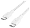 Belkin geflochtenes USB-C/USB-C Kabel 100W 3m weiß  Náhľad obrázku produktu 5