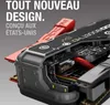 A close-up, cutaway view of a jump starter device, highlighting its internal components and design. Produktbild-Vorschau