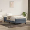 vidaXL Letto a molle senza materasso grigio scuro 90x210 cm Anteprima dell’immagine prodotto 3