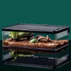Mini terrarium en acrylique avec boîte à nourriture Voir les images du produit 1