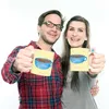 Mr. & Mrs. Panda Haferl Kaffee Tasse - Gelb Pastell - Produktbild-Vorschau 5
