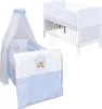Baby-Delux Babybett Komplettbett Jack 140x70 Weiß Produktbild-Vorschau 1