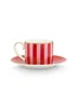 PIP STUDIO Love Birds Stripes Espressotasse m.U. rot/pink Produktbild-Vorschau 1