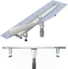 Aquabad SDS Pro Duschrinne 60cm mit Blende: Modern, Ablauf Produktbild-Vorschau 4