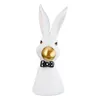 Gilde Figur, Hase, "Magnus", gepunktet, Kunstharz, weiß, VE Produktbild-Vorschau 3