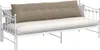 vidaXL Rücken Kissen Taupe 200 x 50 cm Mikrofaserstoff Produktbild-Vorschau 3