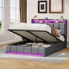 Boxspringbed 140x200 cm met USB-poort, bed met Productafbeelding-voorbeeld 1