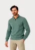 CASAMODA Herren Strick-Troyer Zipper Regular Baumwolle Grün Produktbild-Vorschau 8