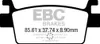 Pastiglie freno EBC SFA719HH mescola sinterizzata per Kymco Anteprima dell’immagine prodotto 3